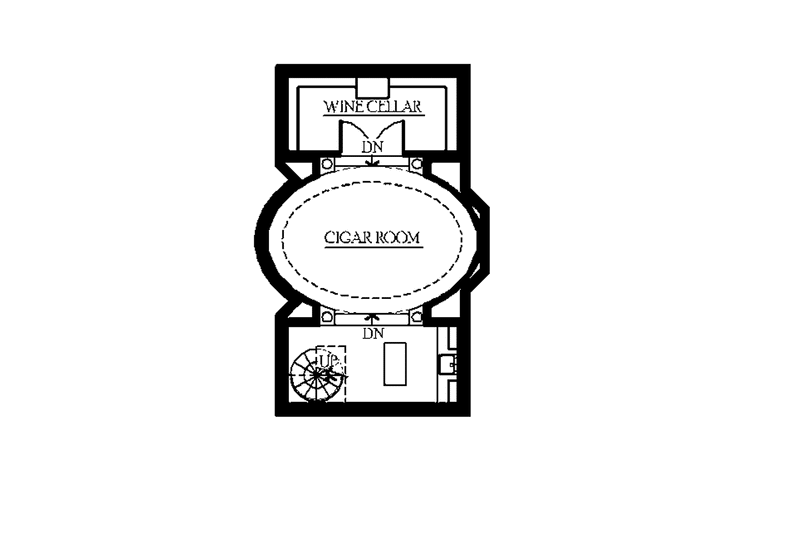 Architectural House Design - Floor Plan - Lower Floor for Prairie House Plan #132-354 - 4 bed, 6 bath