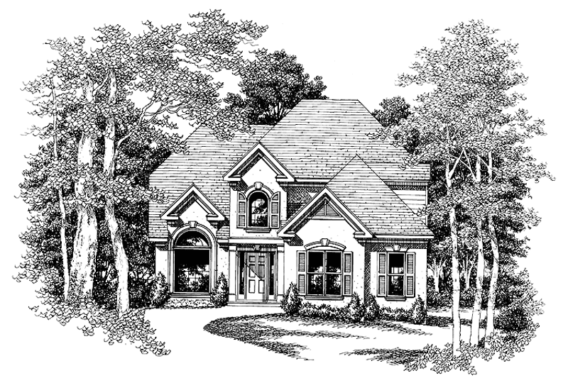 House Plan Design - Exterior - Front Elevation 3 for Mediterranean House Plan #927-192 - 3 bed, 2.5 bath