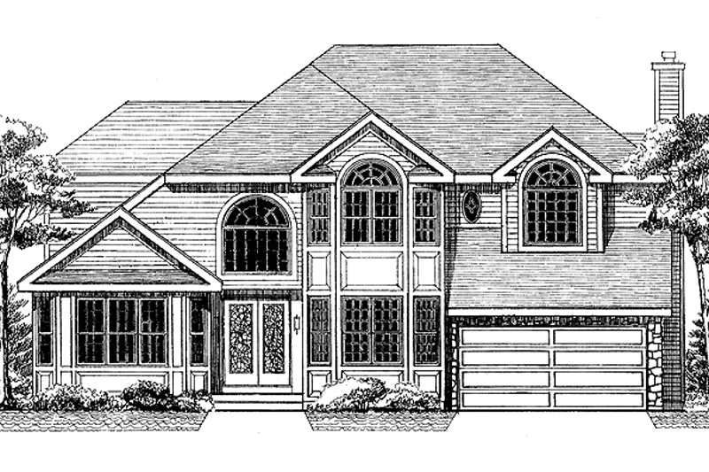 Dream House Plan - Exterior - Front Elevation 3 for Traditional House Plan #314-191 - 4 bed, 2.5 bath
