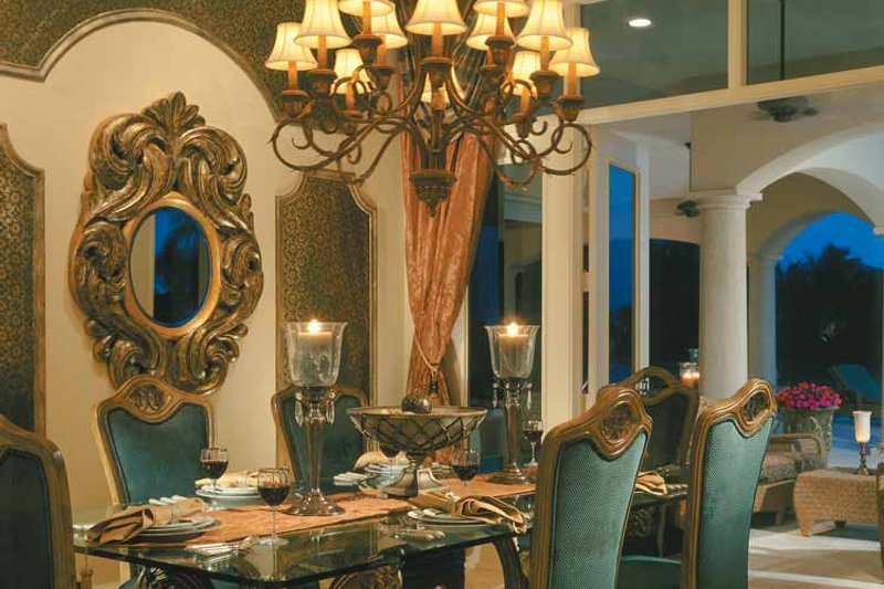 House Plan Design - Interior - Dining Room for Mediterranean House Plan #930-323 - 4 bed, 4.5 bath