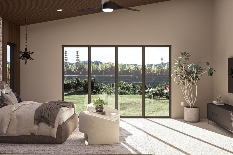 House Blueprint - Interior - Bedroom for Modern House Plan #455-356 - 3 bed, 2.5 bath