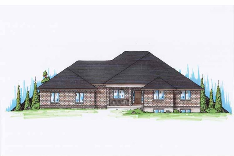 Home Plan - Exterior - Front Elevation 3 for Traditional House Plan #945-95 - 3 bed, 3 bath