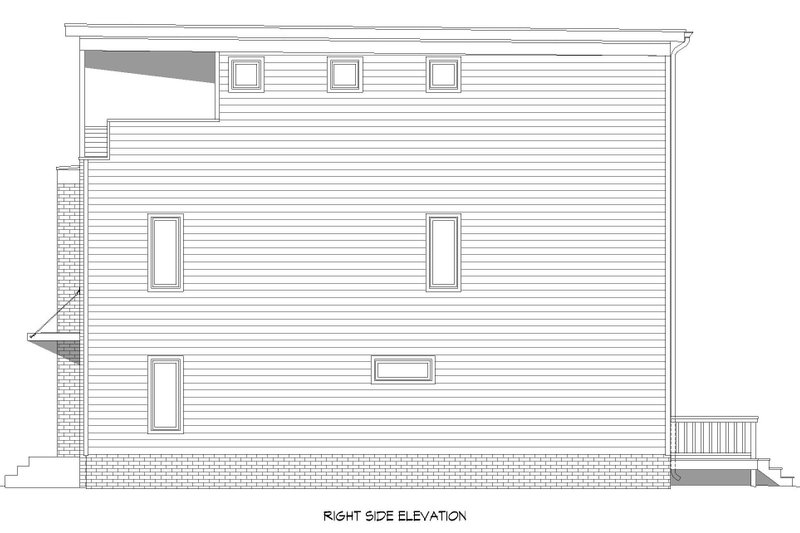 Home Plan - Exterior - Other Elevation 1 for Modern House Plan #932-765 - 3 bed, 3.5 bath