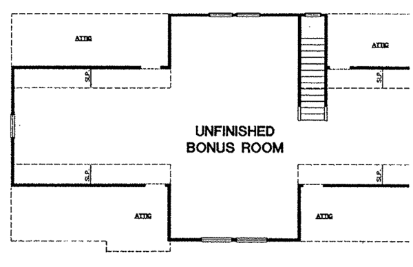 Architectural House Design - Country Floor Plan - Upper Floor Plan #472-239