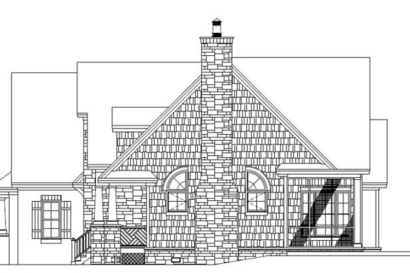 House Plan Design - Exterior - Other Elevation for European House Plan #929-907 - 3 bed, 2.5 bath