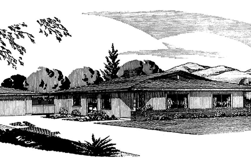 House Design - Prairie Exterior - Front Elevation Plan #320-1243