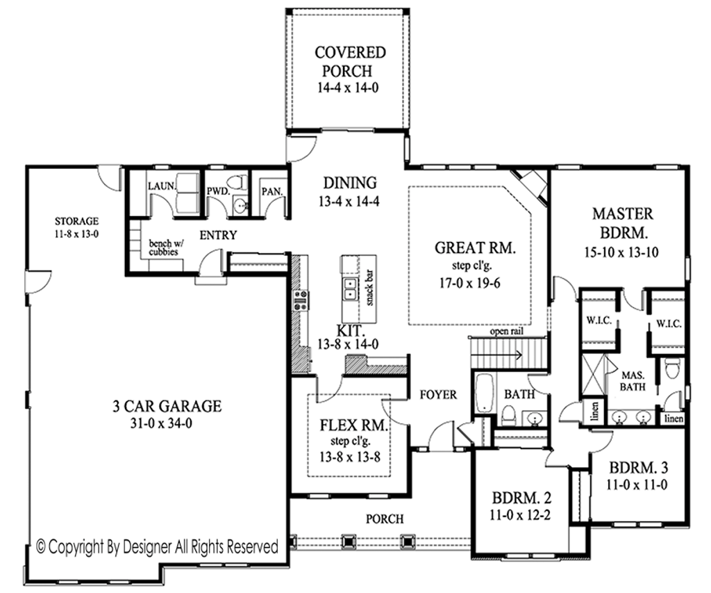 California Ranch Floor Plans