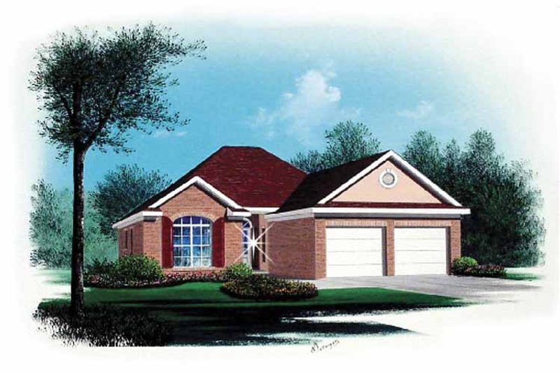 Home Plan - Ranch Exterior - Front Elevation Plan #15-336