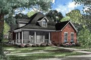 Country Style House Plan - 3 Beds 2 Baths 1845 Sq/Ft Plan #17-1018 