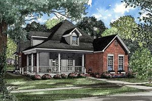 Country Exterior - Front Elevation Plan #17-1018
