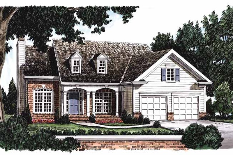 Architectural House Design - Country Exterior - Front Elevation Plan #927-50