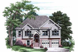 Colonial Exterior - Front Elevation Plan #927-770