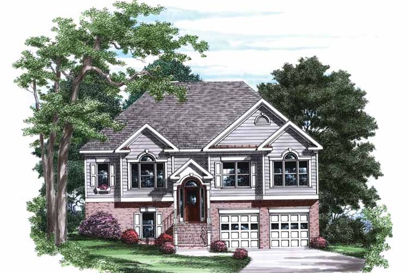 Home Plan - Colonial Exterior - Front Elevation Plan #927-770