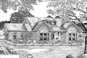 Country Style House Plan - 3 Beds 2 Baths 2636 Sq/Ft Plan #17-2747 