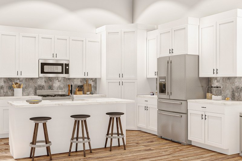 House Design - Interior - Kitchen for Barndominium House Plan #455-259 - 2 bed, 1 bath