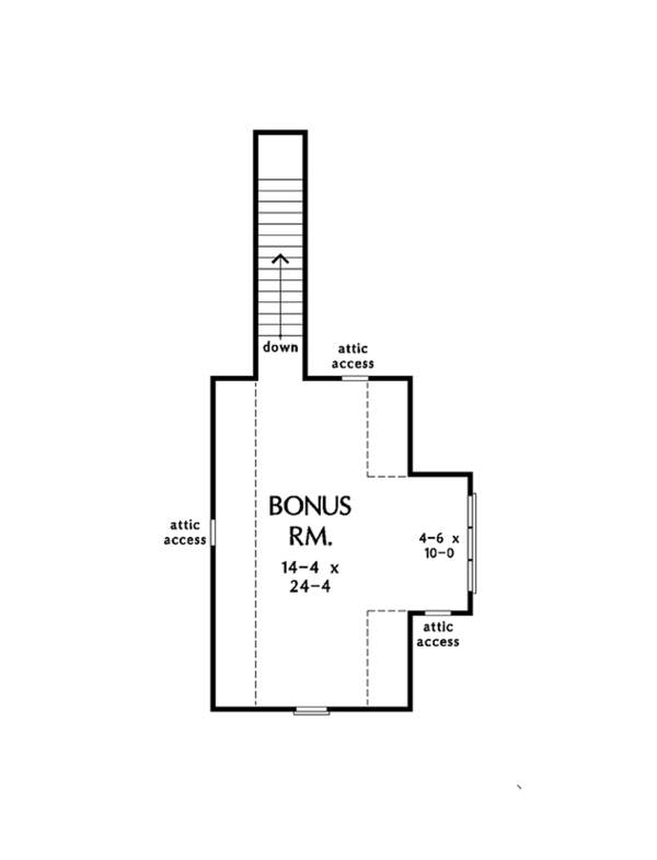 Architectural House Design - Ranch Floor Plan - Other Floor Plan #929-1018