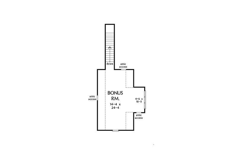 Architectural House Design - Floor Plan - Other Floor for Ranch House Plan #929-1018 - 4 bed, 3 bath