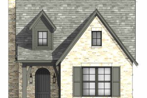 Exterior - Front Elevation 6 for Cottage House Plan #1096-142 - 2 bed, 2 bath