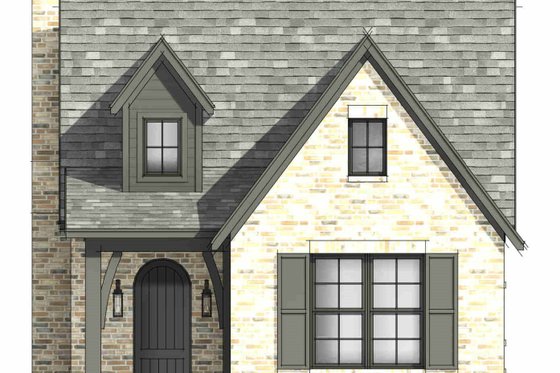 Exterior - Front Elevation 6 for Cottage House Plan #1096-142 - 2 bed, 2 bath