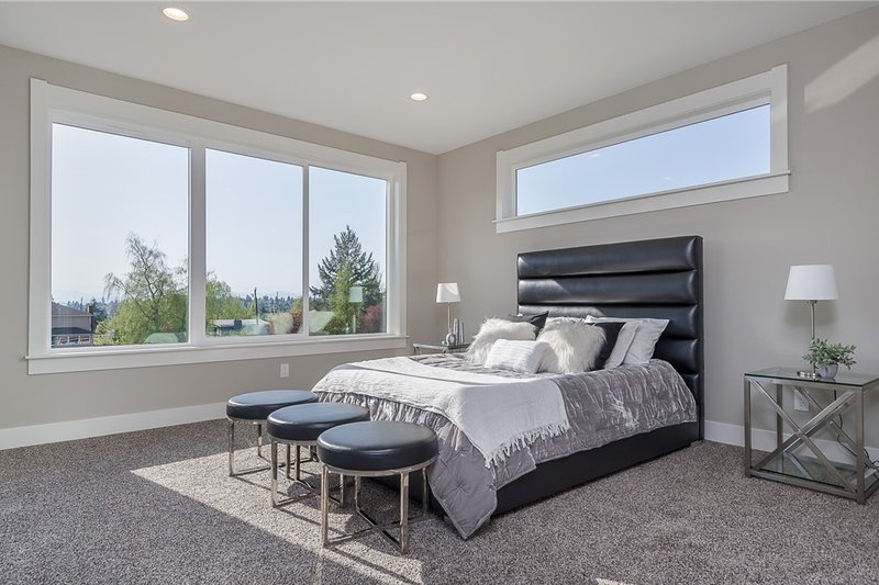 Architectural House Design - Interior - Bedroom for Modern House Plan #1066-67 - 4 bed, 3.5 bath