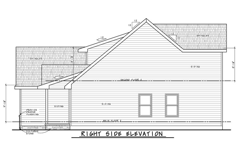 Dream House Plan - Exterior - Other Elevation for Cottage House Plan #20-2486 - 3 bed, 2.5 bath