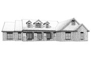 Traditional Style House Plan - 4 Beds 4 Baths 4010 Sq/Ft Plan #63-268 