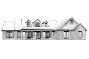 Traditional Exterior - Front Elevation Plan #63-268