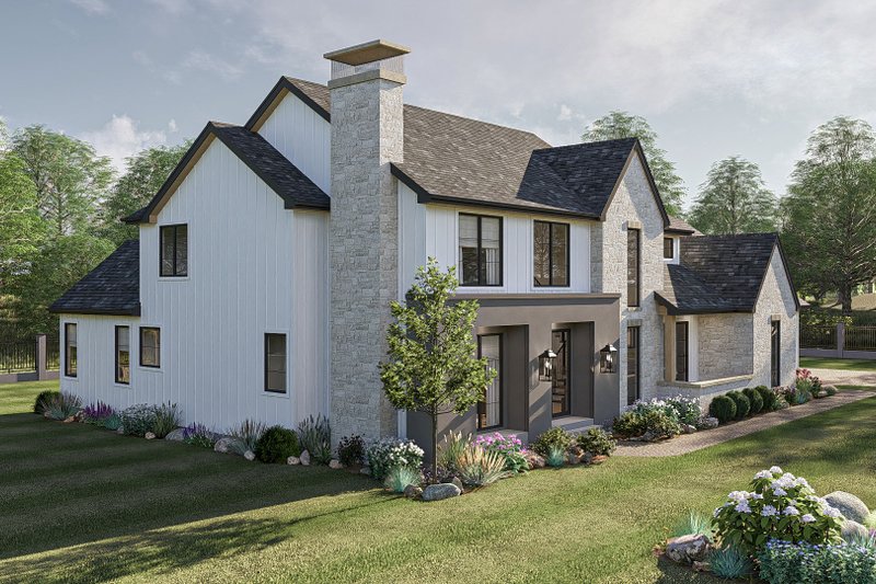 Home Plan - Exterior - Other Elevation for Modern House Plan #455-358 - 4 bed, 3.5 bath