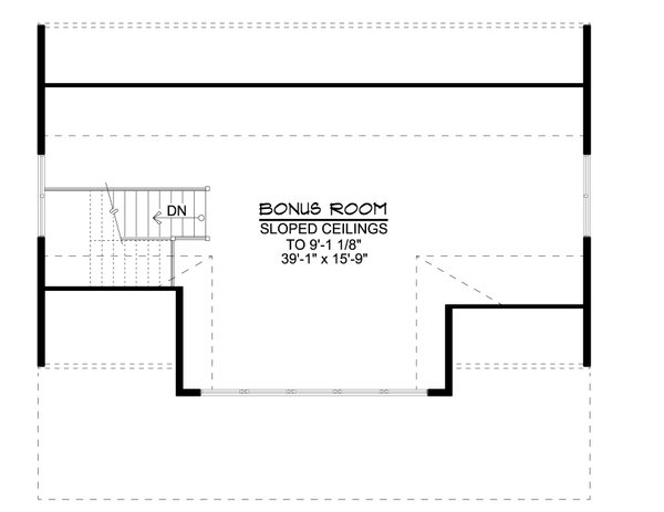Home Plan - Cottage Floor Plan - Upper Floor Plan #1064-168