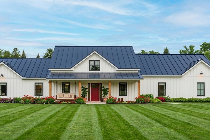 House Plan Design - Exterior - Front Elevation 2 for Farmhouse House Plan #1064-159 - 3 bed, 2 bath