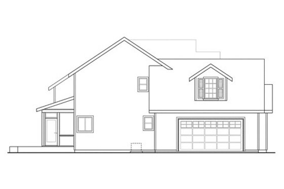 Exterior - Other Elevation for Craftsman House Plan #124-836 - 4 bed, 2.5 bath
