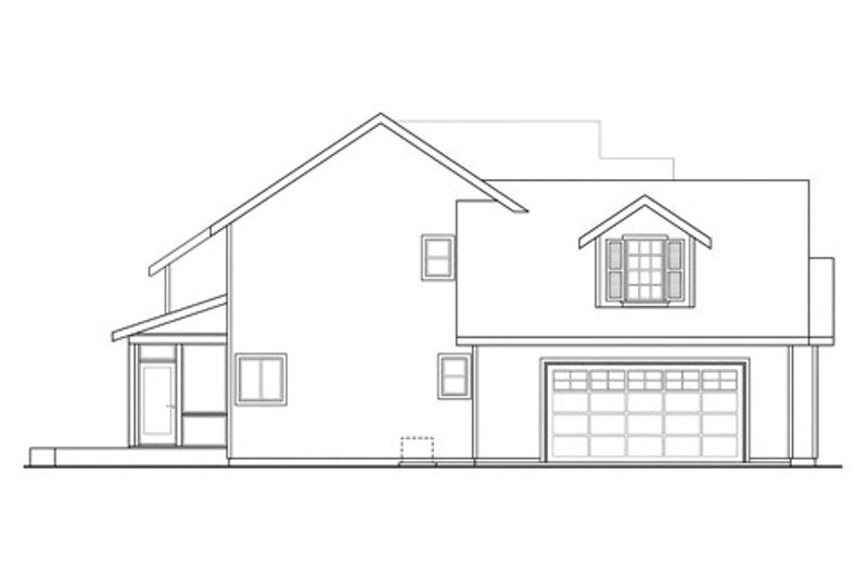 Home Plan - Exterior - Other Elevation for Craftsman House Plan #124-836 - 4 bed, 2.5 bath