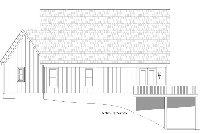 House Design - Exterior - Other Elevation for Southern House Plan #932-825 - 4 bed, 3 bath