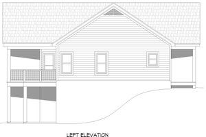 Exterior - Other Elevation for Contemporary House Plan #932-915 - 2 bed, 2 bath