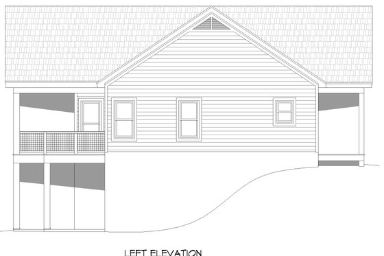 Exterior - Other Elevation for Contemporary House Plan #932-915 - 2 bed, 2 bath