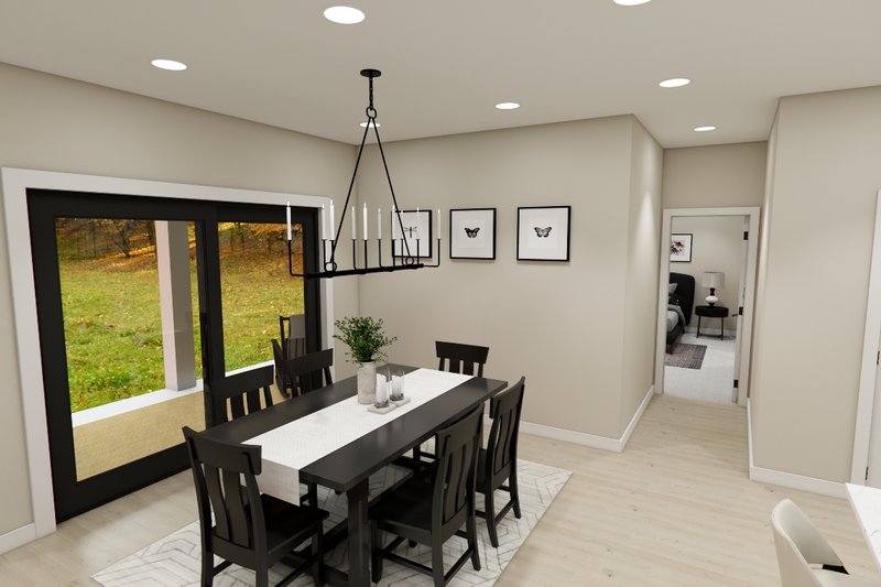 House Design - Interior - Dining Room for Craftsman House Plan #51-1394 - 3 bed, 2.5 bath
