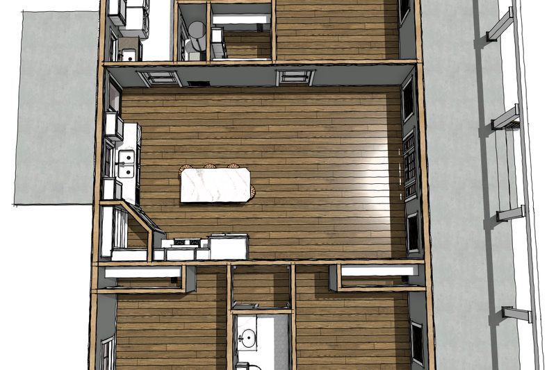House Blueprint - Interior - Other 1 for Farmhouse House Plan #44-314 - 3 bed, 2 bath