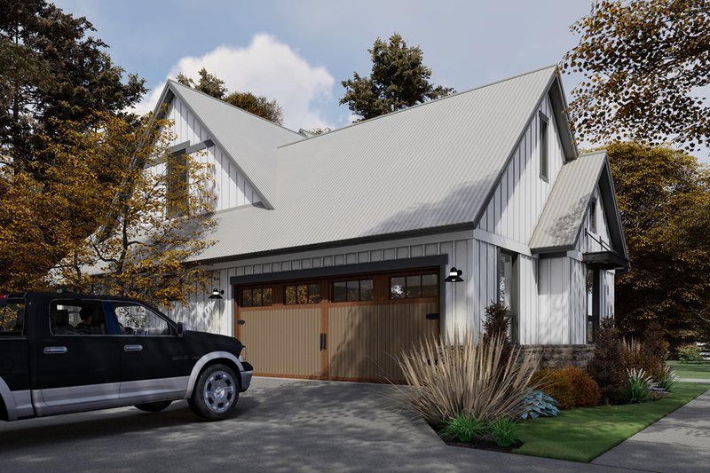 Architectural House Design - Exterior - Other Elevation 2 for Barndominium House Plan #120-268 - 3 bed, 2.5 bath