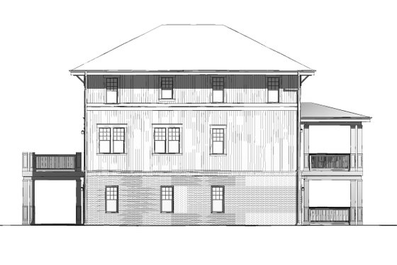 Exterior - Other Elevation for Craftsman House Plan #926-5 - 3 bed, 3 bath