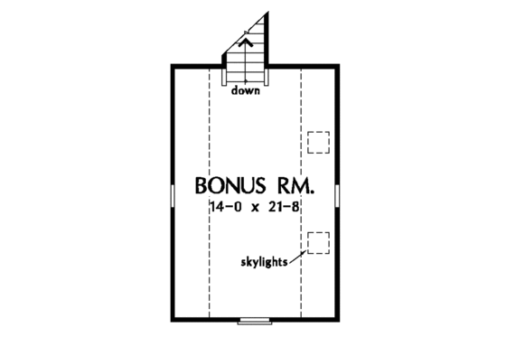 Floor Plan - Other Floor for Country House Plan #929-393 - 3 bed, 2 bath
