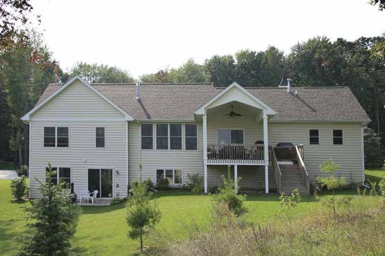 Exterior - Rear Elevation for Craftsman House Plan #928-117 - 2 bed, 2.5 bath