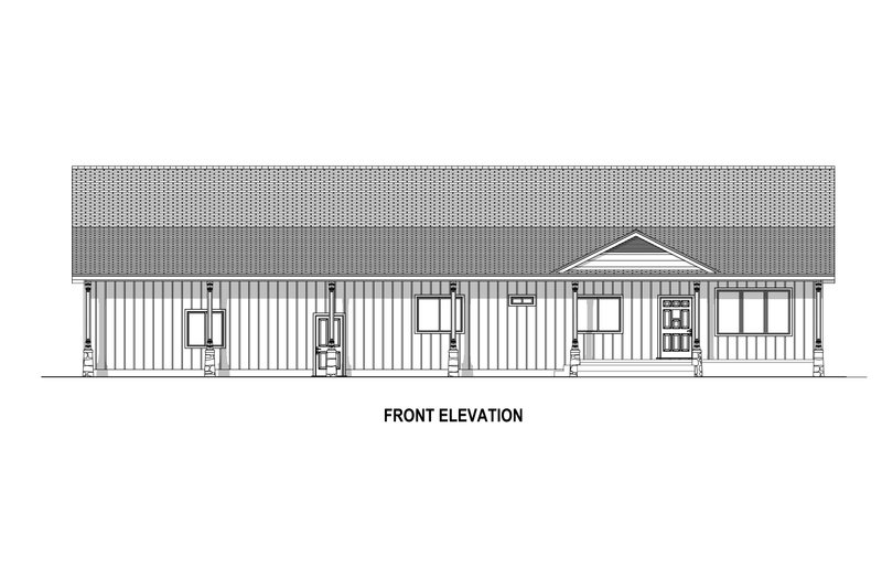 Dream House Plan - Exterior - Front Elevation 6 for Barndominium House Plan #1084-6 - 3 bed, 2.5 bath