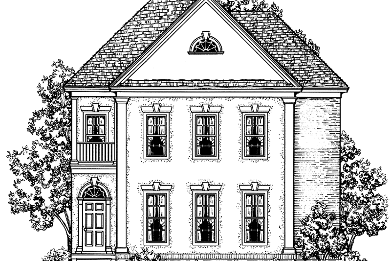 Home Plan - Classical Exterior - Front Elevation Plan #1047-39