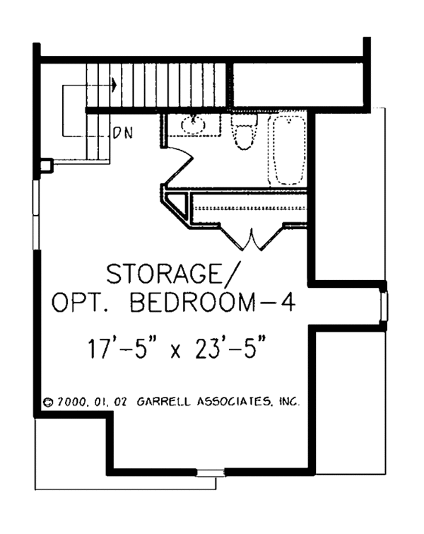 Home Plan - Country Floor Plan - Other Floor Plan #54-216