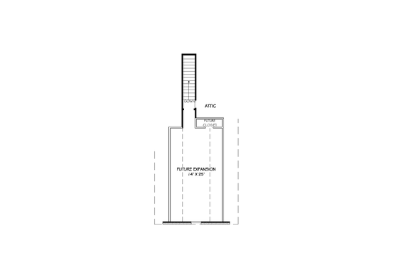 Floor Plan - Upper Floor for Traditional House Plan #424-378 - 3 bed, 2 bath
