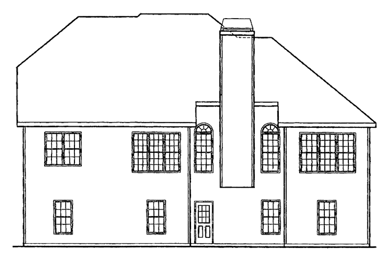 Dream House Plan - Exterior - Rear Elevation for Traditional House Plan #927-668 - 3 bed, 2.5 bath