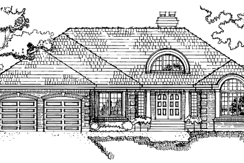 Home Plan - Exterior - Front Elevation 3 for Contemporary House Plan #47-1040 - 3 bed, 2.5 bath