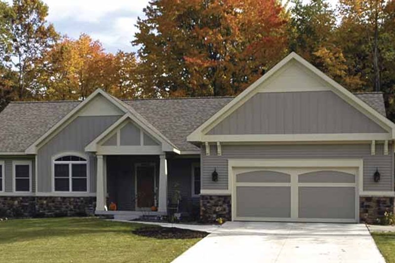 House Design - Exterior - Front Elevation 3 for Craftsman House Plan #928-146 - 5 bed, 3.5 bath