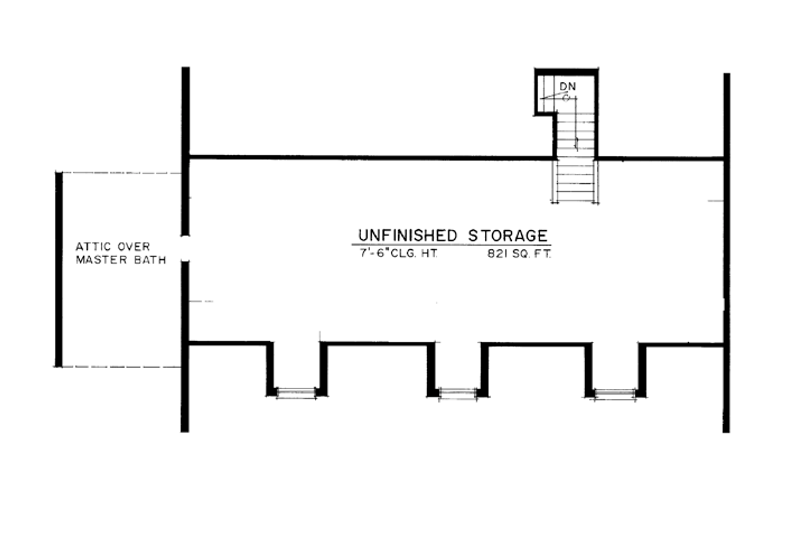 Dream House Plan - Floor Plan - Other Floor for Colonial House Plan #1016-100 - 4 bed, 3 bath