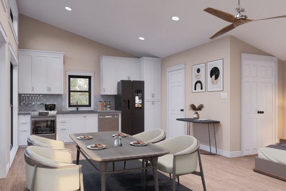Interior - Kitchen for Southern House Plan #932-1309 - 1 bed, 1 bath